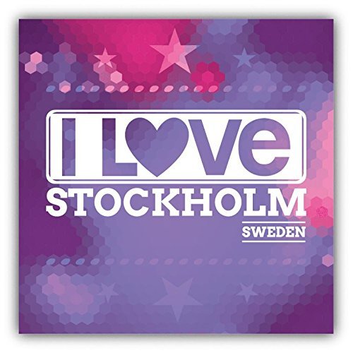 Zirni I Love Stockholm City Sweden Slogan Sticker Decal Design
