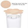 30 Pairs Nipple Cover Pasties Disposable Nipple Covers No Show Satin Breast Stickers Self Adhesive Breast Pasties for Women Rave Party Black and Beige view 2