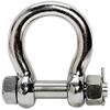Prolinemax Marine Grade Stainless Steel Bow Shackle 5/8" with Cotter Pin Lock view 2