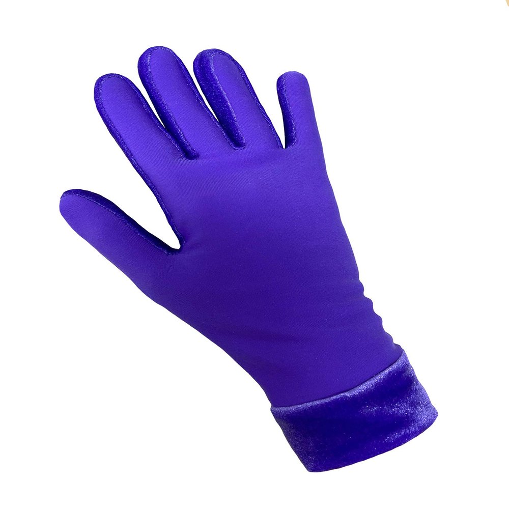 IceDress - Thermal Figure Skating Gloves with Velvet (Purple) (CXS (4-6)