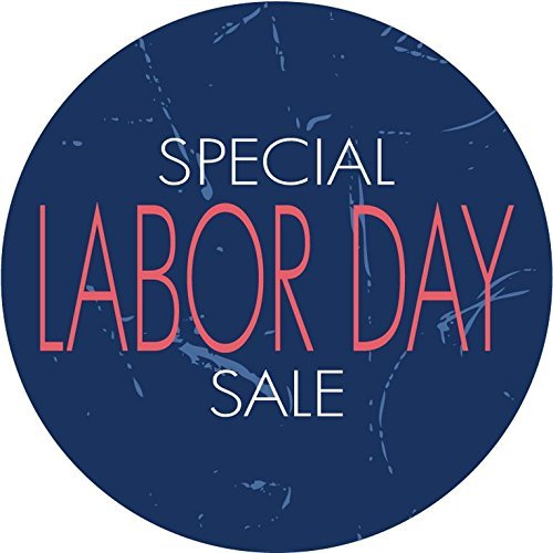 Zirni Special Labor Day Sale Grunge Sticker Decal Design