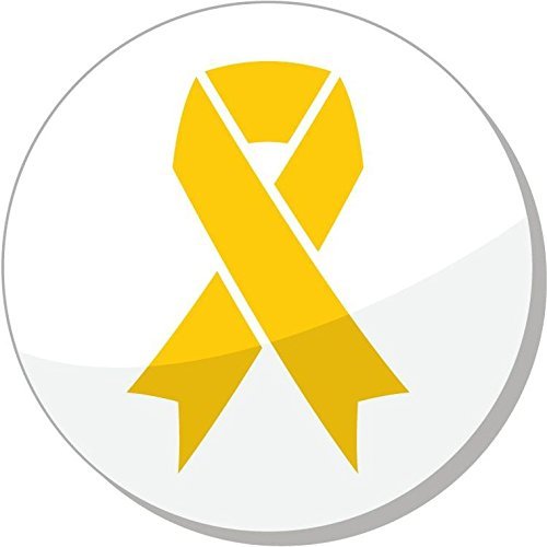 Zirni Yellow Ribbon Support for Troops Suicide Prevention Adoptive Sticker Decal Design