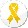 Zirni Yellow Ribbon Support for Troops Suicide Prevention Adoptive Sticker Decal Design view 1