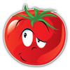 Zirni Tomato Smile Crafty Funny Cartoon Sticker Decal Design view 1