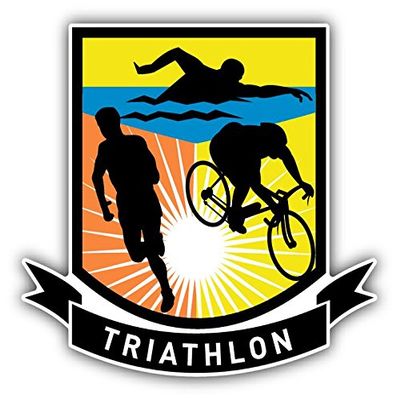 Zirni Triathlon Sport Sticker Decal Design