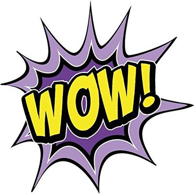Zirni Wow Speech Bubble Comic Book Sticker Decal Design