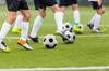 Mikasa FT5 Goal Master Soccer Ball Size 5 Official Footvolley Ball Blue White view 4