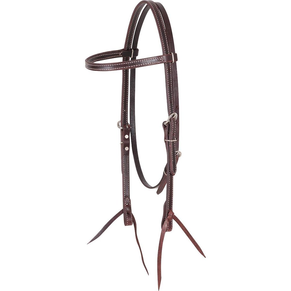 Martin Saddlery Doubled and Stitched Headstall, 5/8"