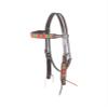 Cashel Beaded Stack Browband Headstall, Santa Fe view 1