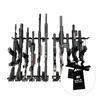Hold Up Displays Wall Mount Gun Rack - 2 Pack, Vertical Rack, Heavy Duty Steel, Holds 12 Rifles & Shotguns - Made in USA view 1