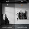 Hold Up Displays Wall Mount Gun Rack - 2 Pack, Vertical Rack, Heavy Duty Steel, Holds 12 Rifles & Shotguns - Made in USA view 2