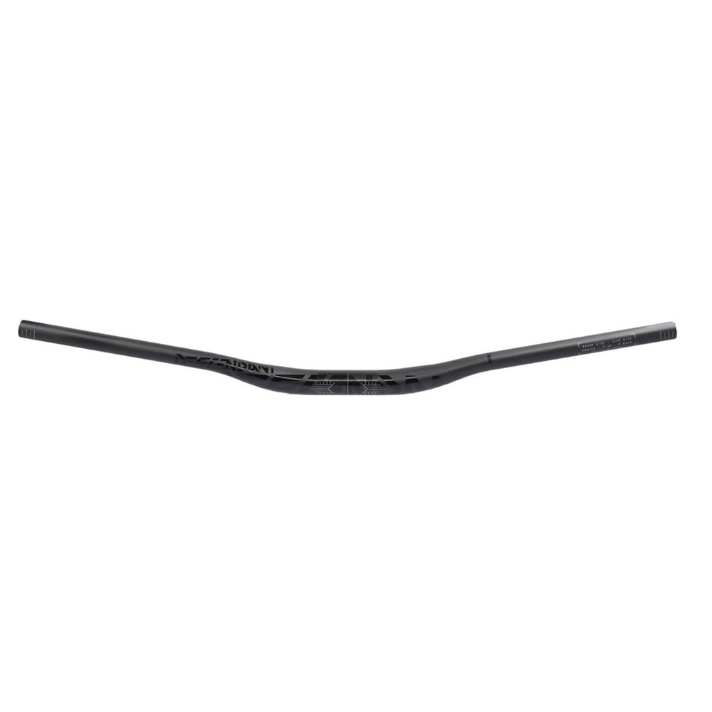 Truvativ Descendant Riser Carbon DH MTB Handlebar - 31.8mm Diameter, 800mm Wide, 25mm Rise, Noise-Absorbing Lightweight Carbon Construction, Trimmable for Enduro & Downhill Performance, Black Finish