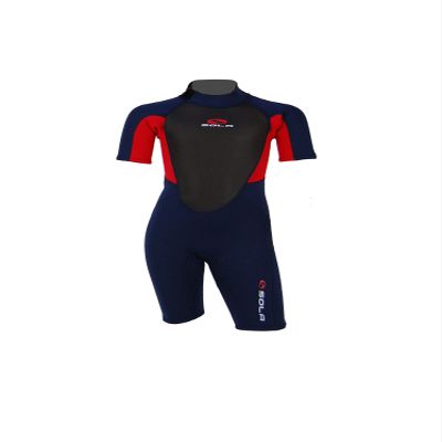 Sola Junior Storm 3/2mm Shorty Wetsuit - Red Ranger A1723 S
