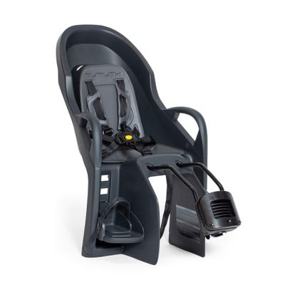 Burley Dash FM | Frame-Mounted Child Bike Seat with Padded Seating, Adjustable Fit & Footrests, Secure 5-Point Harness
