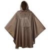USGI Industries Military Style Poncho | Lightweight Tactical Multi Use Rip Stop Camouflage Rain Poncho | Perfect for Hiking, Hunting, Emergency Tent, Survival (Coyote) view 1