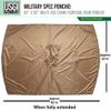 USGI Industries Military Style Poncho | Lightweight Tactical Multi Use Rip Stop Camouflage Rain Poncho | Perfect for Hiking, Hunting, Emergency Tent, Survival (Coyote) view 3