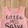 1-5T Toddler Baby Girl Dinosaur Outfits Set Letter Pink Tank Tee Tops+Dinosaur Short Pants Clothes Set (Pink, 1-2 Year) view 3