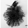 BCDlily Bridal Headpiece Headband Fascinators Hat Women Tea Party Derby Wedding Cocktail Flower Mesh Feathers Hair Accessory view 3