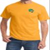 St Patricks Day Lucky Irish Mouse Pocket Print Shirt, Gold Small view 1