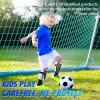 Sportout Soccer Shin Guards - Shin Guards Soccer Kids Youth Adult Protective Shin Pads with Sleeves and Insert Pocket for Boys Girls for Age 4-6, 6-8, 8-10,10-12,12-14,14-Adult (Silver Black, S) view 4