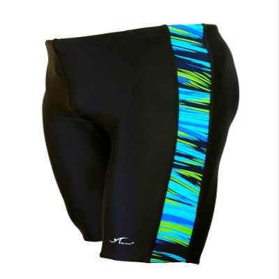 Adoretex Men's Spice Jammer Swimsuit - Ultimate Swim Racer for Performance and Comfort (MJ006)-Black/Blue Green-34