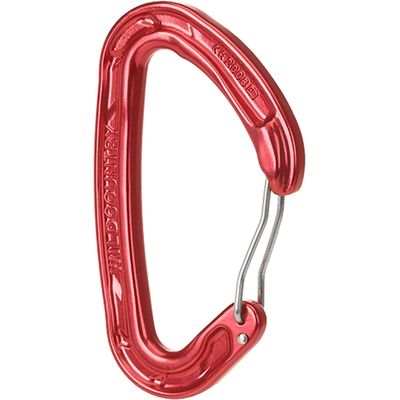 Wild Country Helium 3.0 Rock Climbing Carabiner - Large Wiregate, Lightweight Aluminum Carabiner - Red - One Size