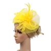 BCDlily Bridal Headpiece Headband Fascinators Hat Women Tea Party Derby Wedding Cocktail Flower Mesh Feathers Hair Accessory view 2