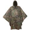 USGI Industries Military Style Poncho | Lightweight Tactical Multi Use Rip Stop Camouflage Rain Poncho | Perfect for Hiking, Hunting, Emergency Tent, Survival (Marpat) view 1