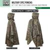 USGI Industries Military Style Poncho | Lightweight Tactical Multi Use Rip Stop Camouflage Rain Poncho | Perfect for Hiking, Hunting, Emergency Tent, Survival (Marpat) view 2