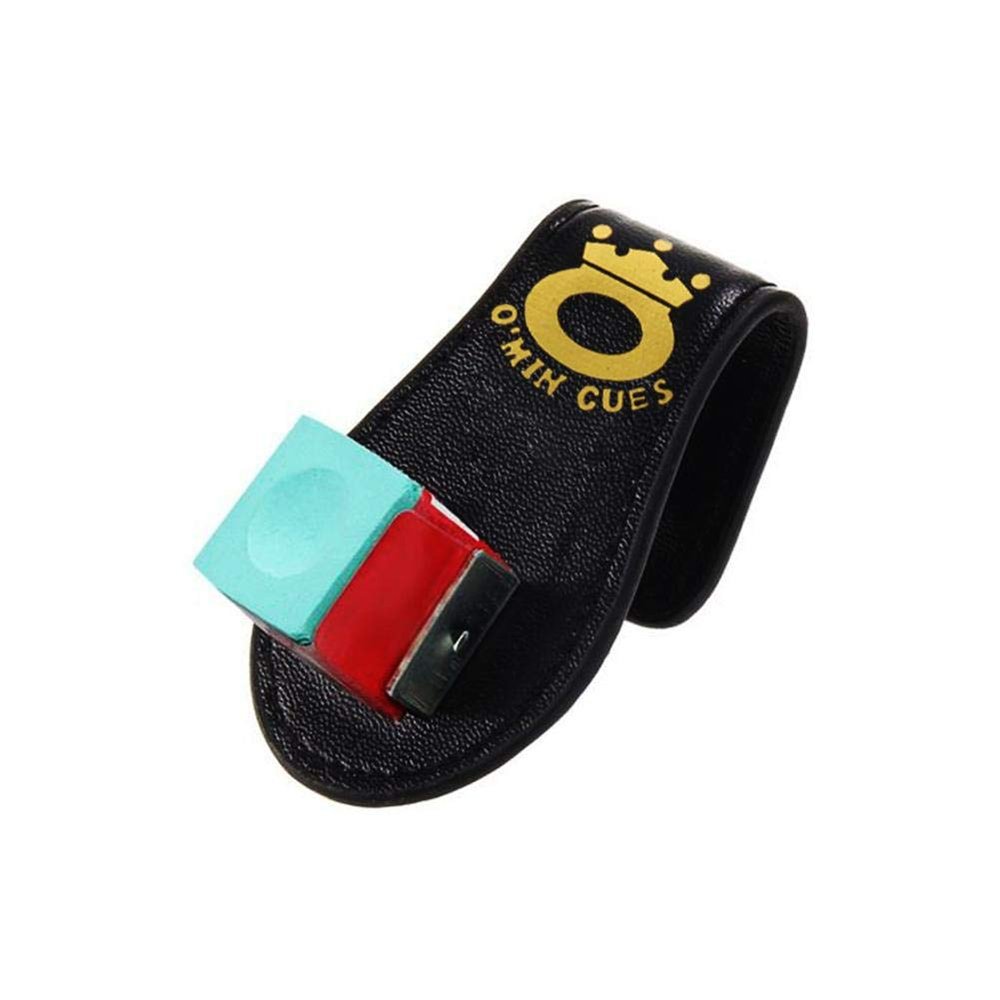 SmarTopus Magnetic Pool Cue Chalk Holder with Belt Clip for Pool Billiards Snooker, Portable Magnetic Billiards Pocket Chalk Holder with Belt Clip Random Color Delivery- AIR Ship 12 Days