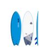 StormBlade 5ft6 Storm Blade Swallow Tail Surfboard // Foam Wax Free Soft Top Shortboard for Adults and Kids view 1
