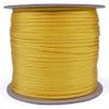 Whipmaker Cord - 3/16" Nylon Coreless Gutted 550 Paracord - Yellow 1000 Feet Spool view 1