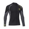 Wetsuit Top Men's 1.5mm Neoprene Wetsuits Jacket,Front Zipper Long Sleeves Diving Suit for Swimming,Snorkeling,Surfing,Scuba Diving (Black, 2XL) view 2