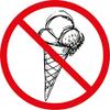 Ban Stop Attention Sign No Icecream Sticker Decal Design