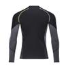 Wetsuit Top Men's 1.5mm Neoprene Wetsuits Jacket,Front Zipper Long Sleeves Diving Suit for Swimming,Snorkeling,Scuba Diving,Surfing (Black, L) view 3