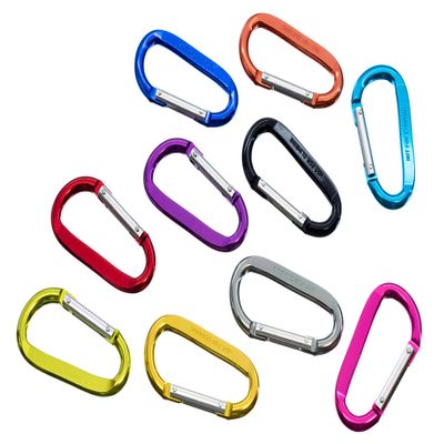 Everyday Survivor Basic Assorted Color Carabiners (10-Pack) - ES-7680-10A