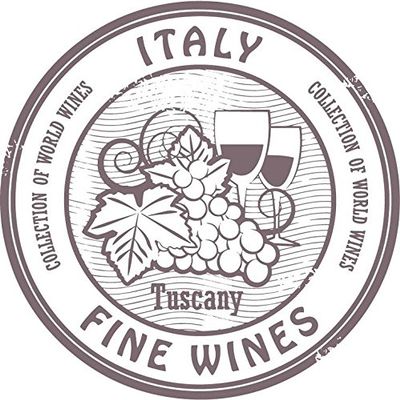 Zirni Italy Fine Wines Drink Stamp Sticker Decal Design