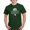 UGP Campus Apparel AS1237 - Michigan State Spartans Basketball Flux T-Shirt - 2X-Large - Forest view 4