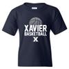 YS1237 - Xavier Musketeers Basketball Flux Youth T-Shirt - X-Large - Navy view 1