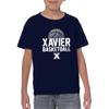 YS1237 - Xavier Musketeers Basketball Flux Youth T-Shirt - X-Large - Navy view 4
