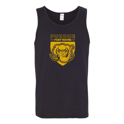 UGP Campus Apparel AT02 - Purdue Fort Wayne Mastodons Primary Logo Tank TOP - Medium - Black