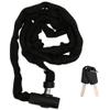 Keenso Chain Lock, 1.2m Anti-Theft Chain Lock with Key, Black, Portable, Heavy Duty, for Bike, Motorcycle, Electric Scooter view 1