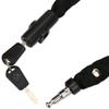Keenso Chain Lock, 1.2m Anti-Theft Chain Lock with Key, Black, Portable, Heavy Duty, for Bike, Motorcycle, Electric Scooter view 3