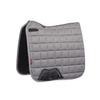 LeMieux Dressage Carbon Mesh Square Saddle Pad - English Saddle Pads for Horses - Equestrian Riding Equipment and Accessories (Grey - Large) view 1