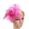 BCDlily Bridal Headpiece Headband Fascinators Hat Women Tea Party Derby Wedding Cocktail Flower Mesh Feathers Hair Accessory view 2