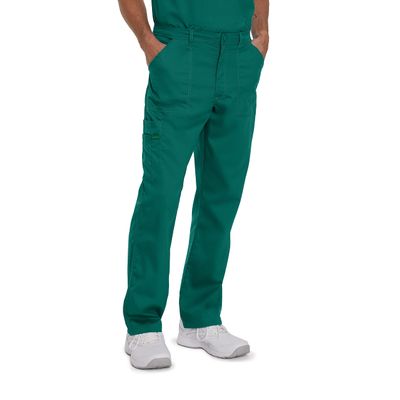 Landau Proflex Tailored Fit Comfort Stretch 6-Pocket Scrub Pants for Men 2103 Hunter