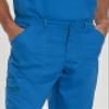 Landau Proflex Tailored Fit Comfort Stretch 6-Pocket Scrub Pants for Men 2103 Caribbean view 4