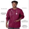 Landau ProFlex Tailored Fit Stretch 3-Pocket Warm-Up Scrub Jacket for Men 3170 view 2