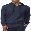ToBeInStyle Men's Lightweight Fleece Athletic Pullover Hoodie - Navy - L view 1