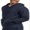 ToBeInStyle Men's Lightweight Fleece Athletic Pullover Hoodie - Navy - L view 3